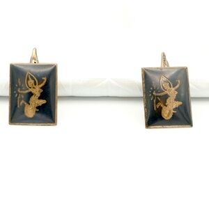 UNIQUE Vintage 1950s Siam Cuff Links